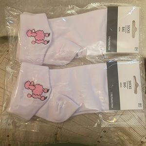 Suit Yourself Costume Co. 🐩 Poodle 50’ Style Socks Bundle(2) Pair. NWT🔺FIRM🔺